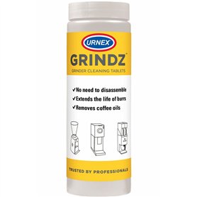 Nettoyage des ustensiles Urnex Grindz Jaune Blanc