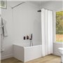 Sealskin Madeira, Rideau de douche, Polyester, Blanc