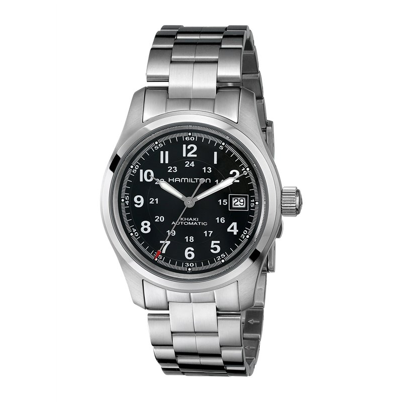 Hamilton Montre Homme Analogique Automatique avec Bracelet en Acier Inoxydable – H70455133