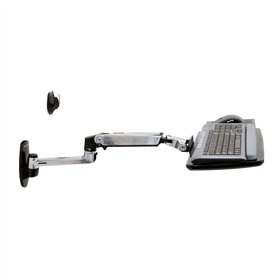 Ergotron LX Wall Mount Keyboard Arm Plateau articulé pour clavier/souris aluminium poli