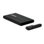 TooQ TQE-2510B - Boîtier USB 2.0 pour disques durs 2,5", SATA I/II/III, Noir