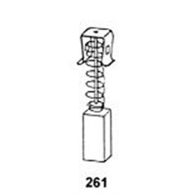 Buildalot.nl Balais charbon de rechange pour outils Makita 6 x 9 x 11 mm Réf. Makita CB 407/419, 191927–6, 191962–4 & 342051, po