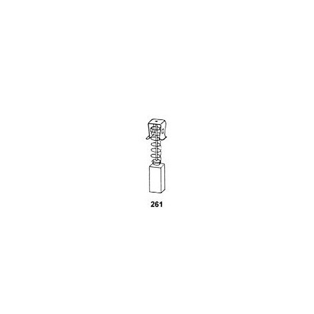 Buildalot.nl Balais charbon de rechange pour outils Makita 6 x 9 x 11 mm Réf. Makita CB 407/419, 191927–6, 191962–4 & 342051, po