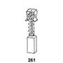 Buildalot.nl Balais charbon de rechange pour outils Makita 6 x 9 x 11 mm Réf. Makita CB 407/419, 191927–6, 191962–4 & 342051, po