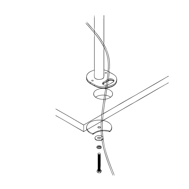 Image secondaire de Neomounts Newstar FPMA-D960GROMMET Support d'écran Plat pour Bureau (Import Allemagne)