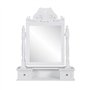 vidaXL Coiffeuse en Bois avec 2 tiroirs et Miroir pivotant