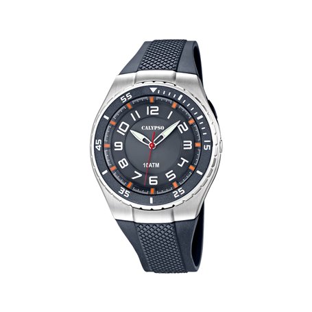 Calypso Watches-K6063/1-Montre Garçon-Quartz Analogique-Bracelet Plastique Gris