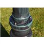 vidaXL Lampe Extérieure Double Hauteur 215 cm Lampadaire Lampe de Jardin