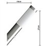 vidaXL Applique murale design avec détecteur, inclinée (lot de 2)