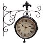 Esschert Horloge extérieure avec thermomètre