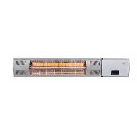 outTrade WMGT13 Golden Tube Chauffage Mural Protection IP65 Argenté