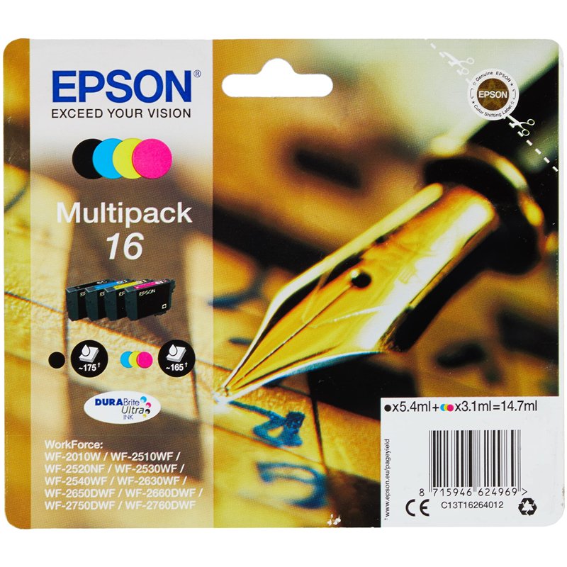 Epson C13T16264012 Cartouche d'encre Multipack