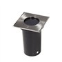 vidaXL 12x Lampe Encastrable de Jardin Forme Carrée Éclairage Lampe Extérieure
