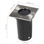 vidaXL 12x Lampe Encastrable de Jardin Forme Carrée Éclairage Lampe Extérieure