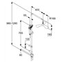 Kludi 6709305-00 Fizz Dual Shower System DN 15 Colonne de Douche