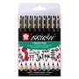 SET Pigma Brush 9 Unidades