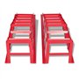 vidaXL 2X Rampes pour Voiture Levage Outil Véhicule Automobile Garage Atelier