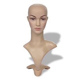 vidaXL Tête Mannequin pour chapeau perruque#FE