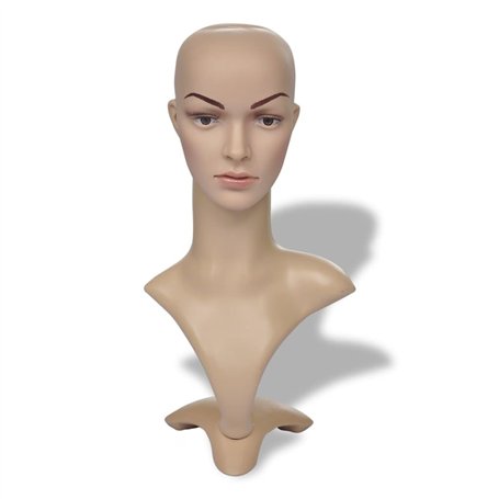vidaXL Tête Mannequin pour chapeau perruque#FE
