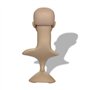 vidaXL Tête Mannequin pour chapeau perruque#FE