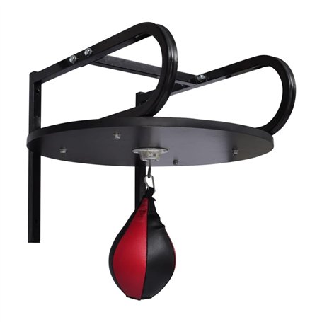 vidaXL Ensemble de Poire de Frappe Support Pivotant Sac de Boxe, Kit d'Entraînement avec Poire de Vitesse, Équipement de Boxe av