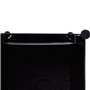 vidaXL Armoire Modulable 9 Compartiments Noir et Blanc Meuble de Rangement