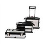 vidaXL Caisse Valise Coffre Boîte à Outils à Roulette Rangement Stockage