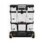 vidaXL Caisse Valise Coffre Boîte à Outils à Roulette Rangement Stockage
