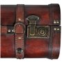vidaXL 2X Coffre de Rangement Vintage Bois Marron Stockage Boîte Coffret