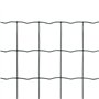 vidaXL Grillage 10x1,0 m avec Mailles Clôture Portail Barrière Bordure Jardin
