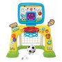 VTech - Bébé Multisport Interactif Multicolore, Structure de Motricité Bébé 2 en 1, Cage de Foot, Panier de Basket avec Tableau 