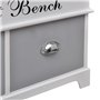 vidaXL Banc de Rangement avec 2 Tiroirs Coussin Banquette Coffret de Rangement
