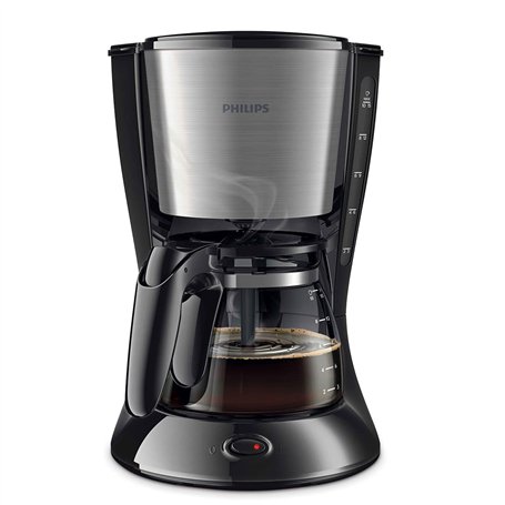 Philips HD7462/20 Cafetière Daily Noir et métal 1000 W Aroma Swirl