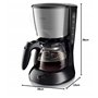 Philips HD7462/20 Cafetière Daily Noir et métal 1000 W Aroma Swirl
