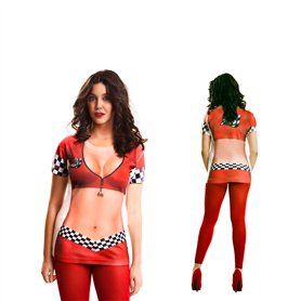 Viving Costumes Viving Costumes230082 Sexy Racing Fille à Manches Courtes pour Homme (Large)