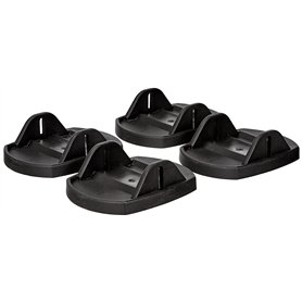 ProPlus Pieds de vérin stationnement avec broche métal jeu de 4 pièces