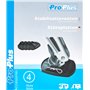 ProPlus Pieds de vérin stationnement avec broche métal jeu de 4 pièces