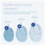 R-Go HE Break Souris Ergonomique sans Fil, pour Grande Main, Bluetooth 5.0, Clic Silencieux, avec Logiciel Anti-Tendinite, Souri