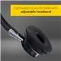 Jabra B2B BIZ 2400 II Duo USB NOUVELLE GENERATION Microsoft Mic. 82 E-STD, Antibruit, Certifié Microsoft noir 18,3 x 14,2 x 5,5 