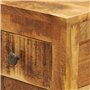 vidaXL Table d'appoint 1 tiroir en Bois Massif