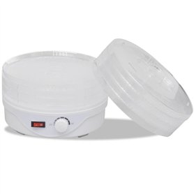 vidaXL Déshydrateur 6 Plateaux Empilables Alimentaire 250 W Sèche-Linge Fruits