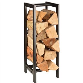 Esschert Design Tour de rangement à bois 30 x 24 x 60 cm