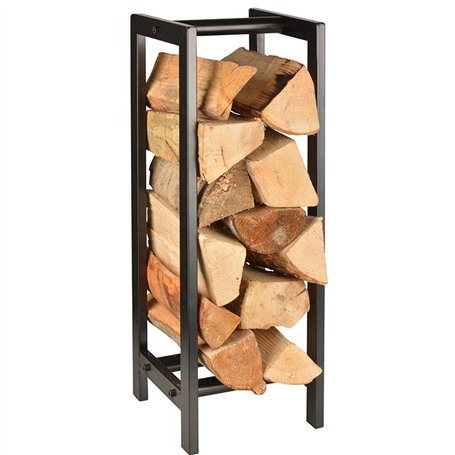 Esschert Design Tour de rangement à bois 30 x 24 x 60 cm