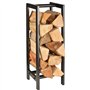 Esschert Design Tour de rangement à bois 30 x 24 x 60 cm