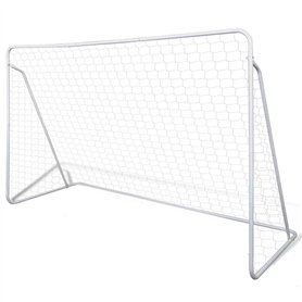 Set de But de Football avec poteaux et Filet 240 x 90 x 150 cm