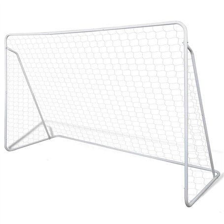 Set de But de Football avec poteaux et Filet 240 x 90 x 150 cm