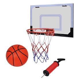 vidaXL Mini Panier Basket Ball avec Ballon et Pompe Maison Jouet d'enfant