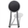 vidaXL Tabourets de Pliables Lot de 4 Similicuir