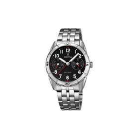 FESTINA Homme Analogique-Numérique Quartz Montre avec Bracelet en Acier Inoxydable