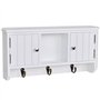 vidaXL Armoire Murale pour clés et Bijoux avec Portes et Crochets